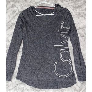 Calvin Klein Long Sleeve T-shirt in Grey